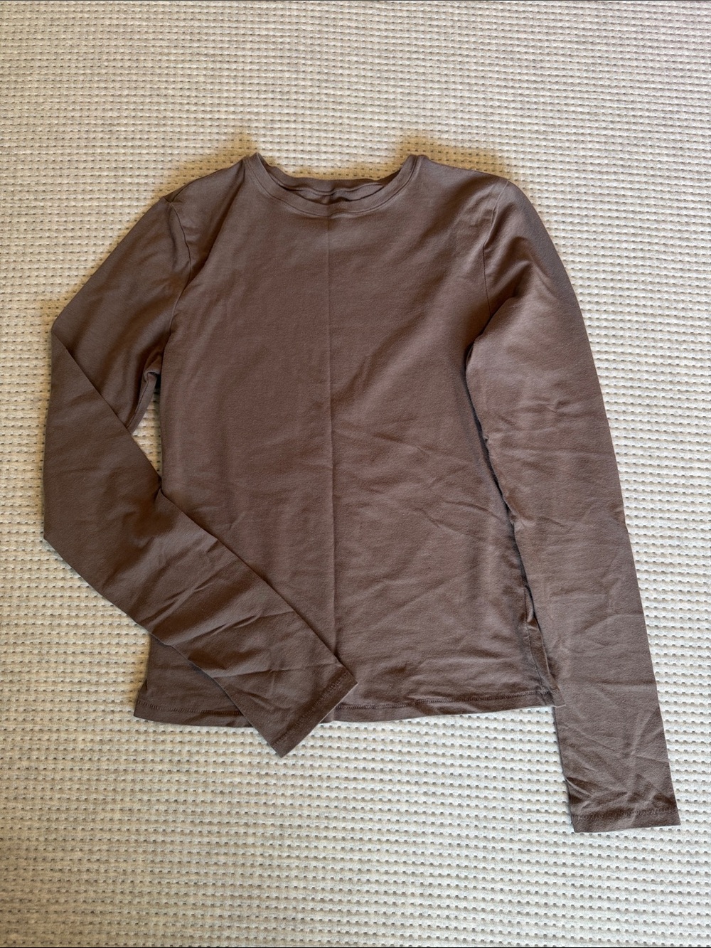 GAP Brown Closeknit Crewneck Tee